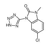 5-chloro-1-methyl-3-(2H-tetrazol-5-yl)benzimidazol-2-one结构式