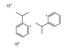 chloro-bis(2-propan-2-ylphenyl)thallane Structure