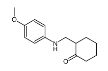 2-[(4-methoxyanilino)methyl]cyclohexan-1-one结构式