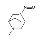 3,8-Diazabicyclo[3.2.1]octane,8-methyl-3-nitroso-(7CI) Structure