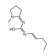 1-(1-methylpyrrolidin-2-ylidene)-3-pent-1-enylurea Structure