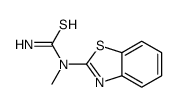 (7CI)-1-(2-苯并噻唑)-1-甲基-2-硫脲结构式