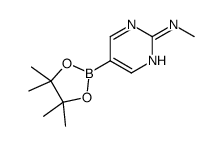 2-(甲基氨基)嘧啶-5-硼酸频哪醇酯结构式