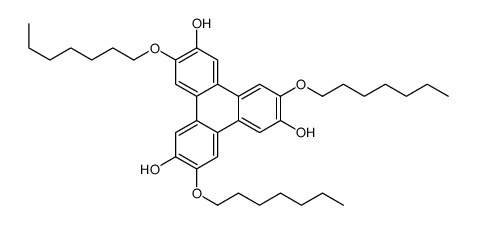 3,7,11-triheptoxytriphenylene-2,6,10-triol Structure