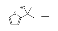 2-Thiophenemethanol, α-methyl-α-2-propyn-1-yl Structure