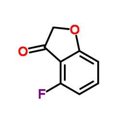 4-氟苯并呋喃-3(2H)-酮结构式