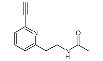 Acetamide, N-[2-(6-ethynyl-2-pyridinyl)ethyl] Structure
