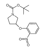 tert-Butyl 3-(2-nitrophenoxy)pyrrolidine-1-carboxylate Structure