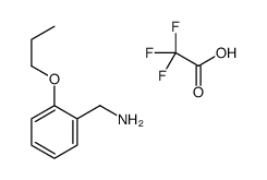 (2-propoxyphenyl)methanamine,2,2,2-trifluoroacetic acid结构式