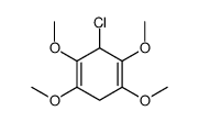 3-chloro-1,2,4,5-tetramethoxycyclohexa-1,4-diene结构式