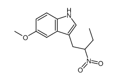 1-(5-methoxyindol-3-yl)-2-nitrobutane Structure