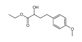 ethyl 2-hydroxy-4-(4-methoxyphenyl)butanoate结构式