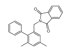2-[(3,5-dimethyl-2-phenylphenyl)methyl]isoindole-1,3-dione Structure