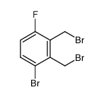 1-bromo-2,3-bis(bromomethyl)-4-fluorobenzene Structure