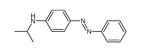 N-isopropyl-4-phenylazo-aniline结构式