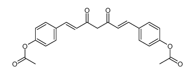 di-O-acetylbisdemethoxycurcumin Structure