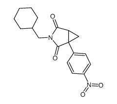 3-cyclohexylmethyl-1-(4-nitrophenyl)-3-azabicyclo[3.1.0]hexane-2,4-dione Structure