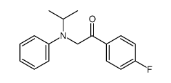 1-(4-氟苯基)-2-(异丙基苯基氨基)结构式