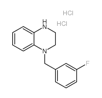 4-[(3-fluorophenyl)methyl]-2,3-dihydro-1H-quinoxaline Structure