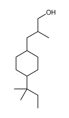 2-methyl-3-[4-(2-methylbutan-2-yl)cyclohexyl]propan-1-ol Structure