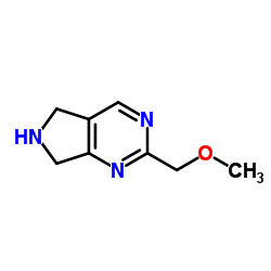 2-(Methoxymethyl)-6,7-dihydro-5H-pyrrolo[3,4-d]pyrimidine Structure