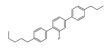 2'-Fluoro-4-Pentyl-4''-Propyl-1,1':4',1''-Terphenyl Structure