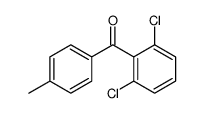 (2,6-dichlorophenyl)-(4-methylphenyl)methanone结构式