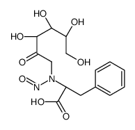 (2S)-2-[nitroso-[(3S,4R,5R)-3,4,5,6-tetrahydroxy-2-oxohexyl]amino]-3-phenylpropanoic acid结构式