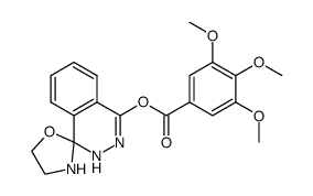 3,4,5-trimethoxy-benzoic acid 2'H-spiro[oxazolidine-2,1'-phthalazin]-4'-yl ester结构式
