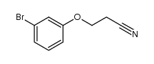 3-(3-bromophenoxy)propanenitrile结构式
