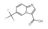 6-(Trifluoromethyl)imidazo[1,2-a]pyridine-3-carboxylic acid structure