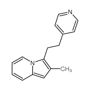 2-Methyl-3-(2-pyridin-4-yl-ethyl)-indolizine Structure