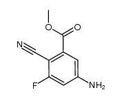 methyl 5-amino-2-cyano-3-fluorobenzoate结构式
