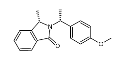 (S)-2-((R)-1-(4-methoxyphenyl)ethyl)-3-methylisoindolin-1-one Structure