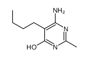 6-amino-5-butyl-2-methyl-1H-pyrimidin-4-one Structure