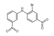 2-bromo-3',4-dinitrodiphenylamine Structure