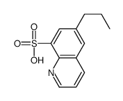 8-Quinolinesulfonic acid,6-propyl-结构式