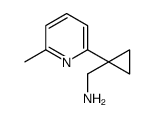 [1-(6-methylpyridin-2-yl)cyclopropyl]methanamine结构式