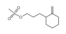 3-(2-methylenecyclohexyl)propyl methanesulfonate Structure