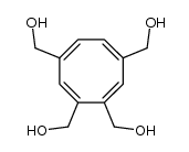 1,3,6,8-Tetrakis(hydroxymethyl)-cycloocta(1,3,5,7)-tetraen Structure