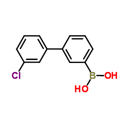 (3'-chloro-[1,1'-biphenyl]-3-yl)boronic acid结构式
