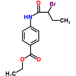 Ethyl 4-[(2-bromobutanoyl)amino]benzoate结构式