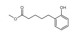 5-(2'-Hydroxyphenyl)pentansaeure-methylester Structure