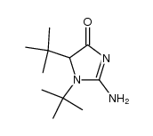 1,5-di-tert-butyl-2-amino-2-imidazolin-4-one Structure