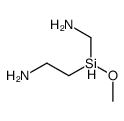 2-[aminomethyl(methoxy)silyl]ethanamine结构式