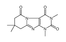 Pyrido[2,1-f]purine-2,4,6(1H,3H,7H)-trione,8,9-dihydro-1,3,8,8-tetramethyl- Structure