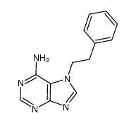 7-(2-phenylethyl)-7H-adenine结构式