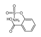2-sulfamoyloxybenzoic acid Structure