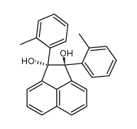 1,2-dihydroxy-1,2-bis(2-methylphenyl)acenaphthene Structure