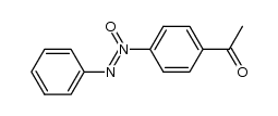 1-[4-(phenyl-NNO-azoxy)-phenyl]-ethanone结构式